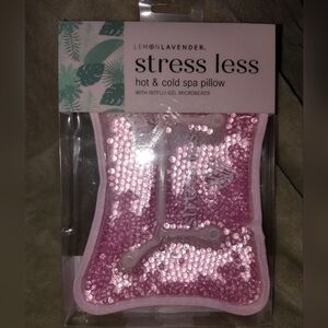 NWT Lemon Lavender Pink Stress Less Hot & Cold Spa Pillow